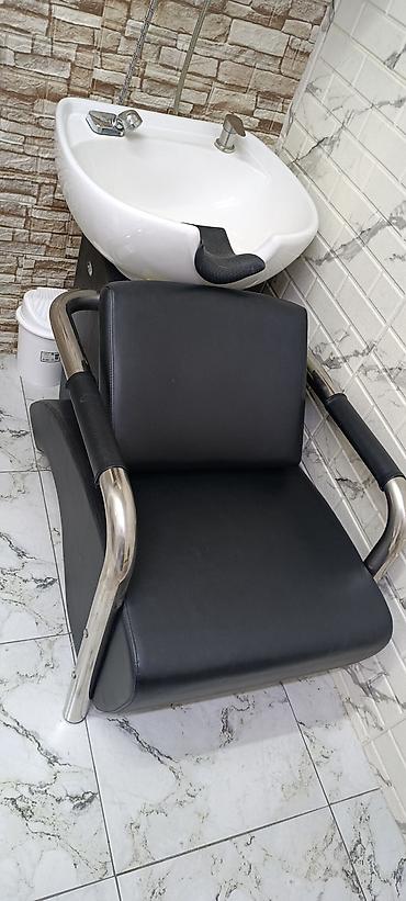 atena kərə yagi: Salon üçün saç yuma stolu və kreslo komplekti. yenidir. seherici — 3