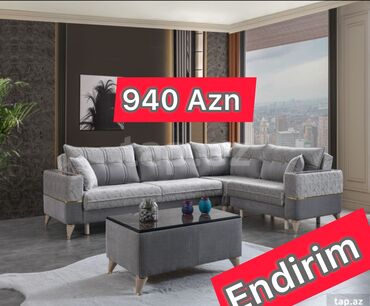 Divan və kreslo dəstləri: Yeni, Künc divan, Divan, Bazalı, Açılan — 12