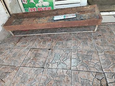 Restoran manqalları: Uzunluğu 2 m olan sifarişlə yığılıb Qalınlığlı 6 lıq listlə 37 ədəd — 1