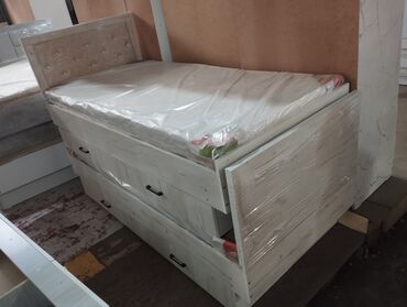 Односпальные кровати: Односпальная кровать, Новый, С матрасом, длина - 200 см — 14