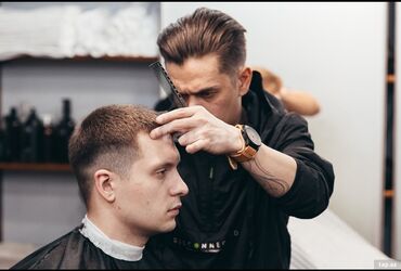 çoban iti balaları: Müştəri bazası olan kişi bərbər axtarılır, eyni vaxtda kişi lazeri və