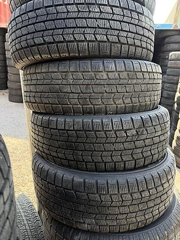 Шины 205 / 65 / R 15, Зима, Б/у, Комплект, Легковые, Япония, Dunlop