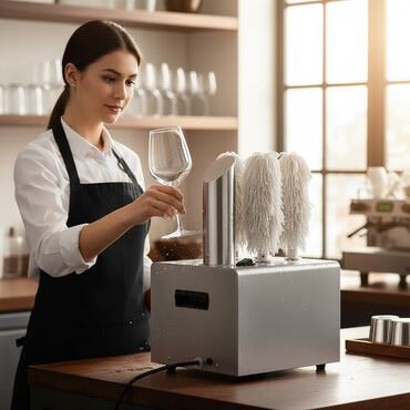 Ostali kuhinjski aparati: Mašina za poliranje čaša – brzo, efikasno i bez ogrebotina Električna — 1