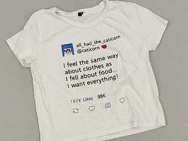 biala koszula: Sinsay, T-shirt damski, rozmiar M — 1