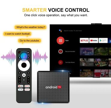 купить телевизор xiaomi в бишкеке: ТВ бокс Х5 с голосовым пультом память 2/16 ГБ Оптовый цены!
