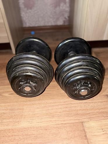 Tənzimlənən dambbell dəsti – ikili - Material: Polad/gizli metal