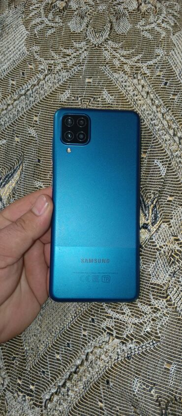 samsung note 20 ultra qiyməti: Samsung Galaxy A12, 64 GB, rəng - Göy, Barmaq izi