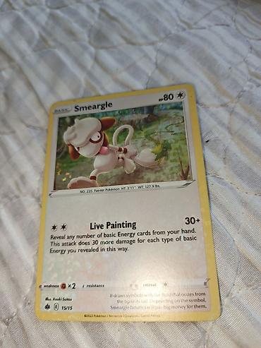 İncəsənət və kolleksiyalar: Pokemon TCG kolleksiya kartı – Smeargle - Seriya: Pokémon Trading — 1