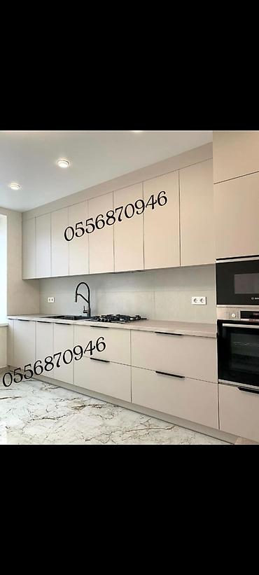 metbex ucun skaf: Sifarişlə mətbəx dəsti, Sadə laminat, Kredit yoxdur, Pulsuz çatdırılma — 1