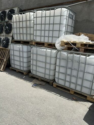 kapron su cənləri: Bak, Plastik, 1000 l l, İşlənmiş, Ünvandan götürmə