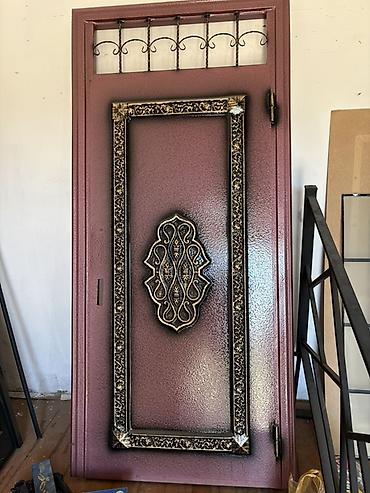 qapi demir qapi seyf qapi: Metal giriş qapısı - Material: qalın metallardan hazırlanmış möhkəm — 1