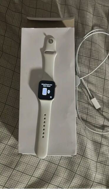 телефон ми: Продаю Apple Watch SE 2-nok. GPS, 44мм белый. Из функции Apple watch