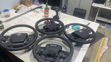 Чехлы и накидки на сиденья: Чехлы Кожаные, цвет - Черный, Volvo, Новый, Самовывоз — 4