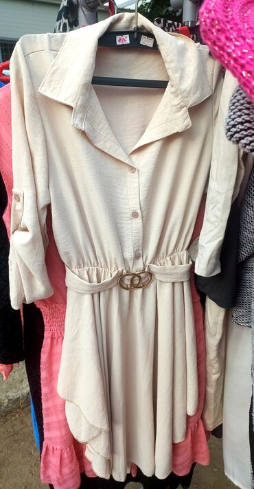 push up helanke za trening: Color - Beige, Other sleeves