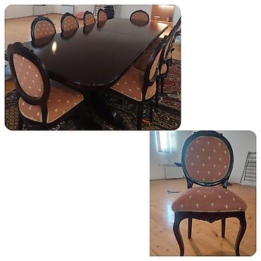 Digər mebel: RumiEndirim olundu‼️‼️‼️Masa dəsti 10 stulla satılır 550₼. 2700₼ — 1
