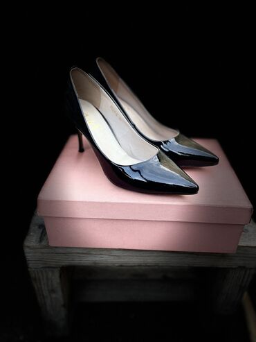 обувь туфли женские: Туфли 36.5, цвет - Черный