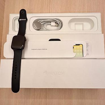 Акылдуу сааттар: Продаю Apple watch Stainless Steel series 5 44mm space black — 8