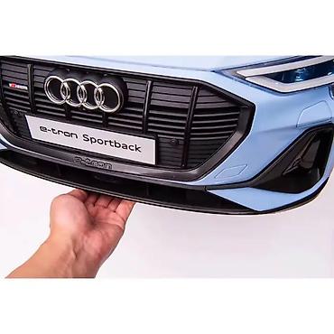 Dečiji električni automobili: Audi E-Tron Sportback – Plavi, auto na akumulator za decu — 15