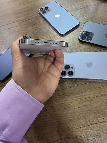 telecom: IPhone 12 Pro Max, 256 GB, White Titanium, Face ID, Zəmanət, Sənədlərlə — 6