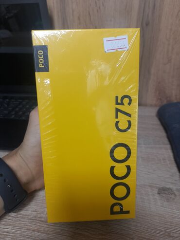 чехлы на хуавей п8: Poco C75, Жаңы, 256 ГБ, түсү - Кара, 1 SIM, eSIM
