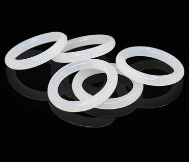 уплотнительная резина: Уплотнительное кольцо, белое силиконовое, пищевое, сальник для шланга