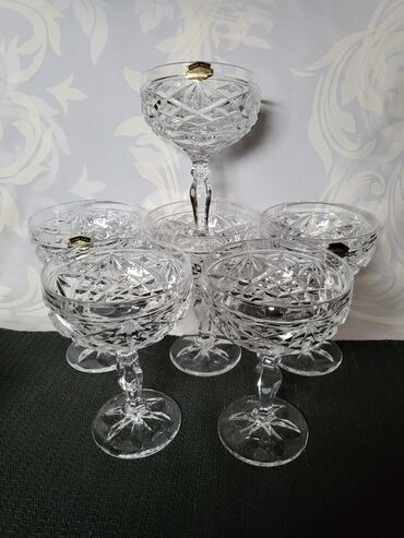 Čaše: Case kristal Zajecar za vino,rucni rad iz 70ih.godina. Case za — 7