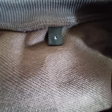 kiton majice: Muški tanji duks, tamno sive boje, klasičnog kroja sa okruglim — 3