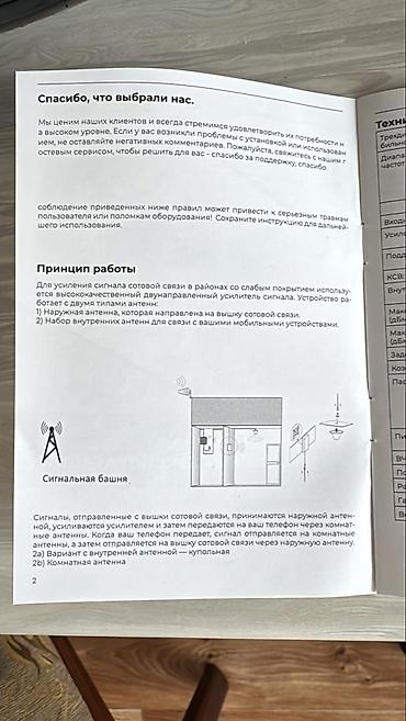 репитер мобильной связи: Набор для усиления сотовой связи и мобильного интернета SUNQAR — 7