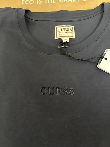 Kişi geyimləri: Futbolka, Guess, XL, rəng - Göy — 3