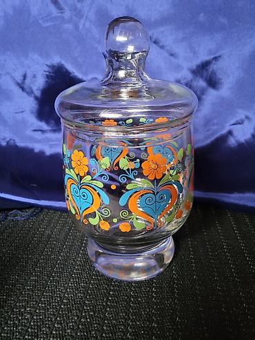 Ostalo posuđe: Bombonijera nova staklena iz 70ih.god. Staklena bombonijera,sve na — 5