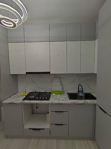 silver kitchen: Кухонный гарнитур в современном стиле, линейная планировка — 2