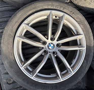 Колеса в сборе 240 / 40 / R 18, Лето, Б/у, Комплект, Легковые, Литые, отверстий - 5 at lalafo.kg Колеса в сборе 240 / 40 / R 18, Лето, Б/у, Комплект, Легковые, Литые, отверстий - 5