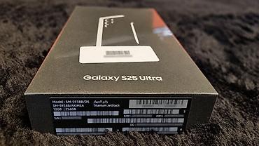 sim operator: Samsung Galaxy S25 Ultra, 256 GB, rəng - Qara, Barmaq izi, Simsiz şarj, İki sim kartlı — 1
