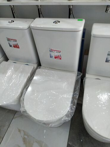 Unitazlar: Ağ rəngli, keramik Beymen unitazı. Evdə və ya ofisdə quraşdırmaq üçün