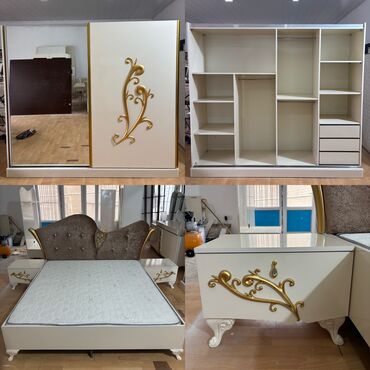 Salon, tibbi mebel: İkinəfərlik çarpayı, Dolab, 2 tumba, Türkiyə, İşlənmiş