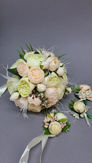свадебный декор: Свадебные букеты из искусственных цветов. Нежные, красивые и никогда