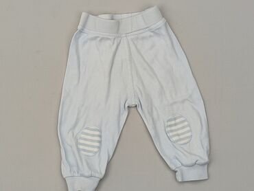 blekitne legginsy: Spodnie dresowe, 3-6 m, stan - Dobry