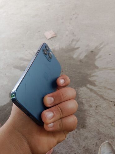 iphone 11 pro satisi: IPhone 12 Pro, 128 GB, Pacific Blue, Face ID