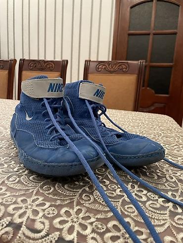 kis: Nike boks ayaqqabıları – mavi rəng - Model: Nike (boyun hissəsində — 1