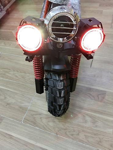 Elektrikli samokatlar: Elektrikli skuter – güclü ön işıqlar və amortizasiya ilə surət 60km — 4