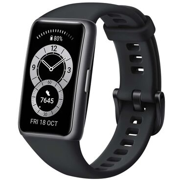 huawei p smart: Smart Saat Huawei Band 6 Qara Rəngə 1 Həftə işlənib, problemi və