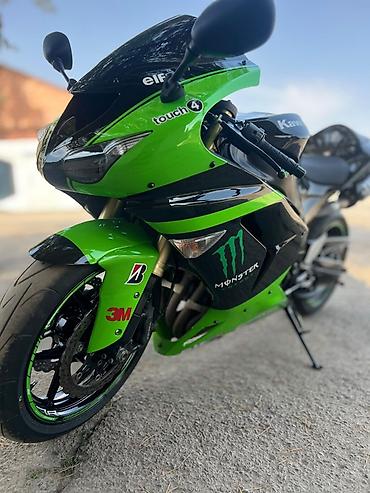 ремонт сколов над лобовым стеклом: Спортбайк Kawasaki, 1000 куб. см, Бензин, Взрослый, Новый — 6