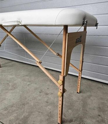 Medicinski nameštaj: Prenosivi drveni sto za masažu – sklopivi kofer dizajn - Dvodelna — 1