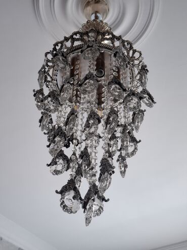 Pastel dəstləri: Çılçıraq, 5 lampa, Xrustal