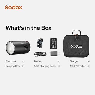 godox tt 600: Godox AD100Pro II portativ studiya flaşı - 100Ws güc, 1/256–1/1 — 9