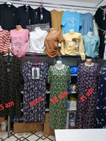 Gündəlik donlar: Gundəlik geyimlər mağazası geniş asartmentli qadin,kişi uşaq — 25