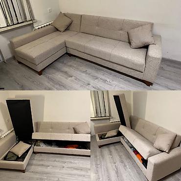 Künc divan satılır. Divan acilan bazali 220₼ satilir .Unvan