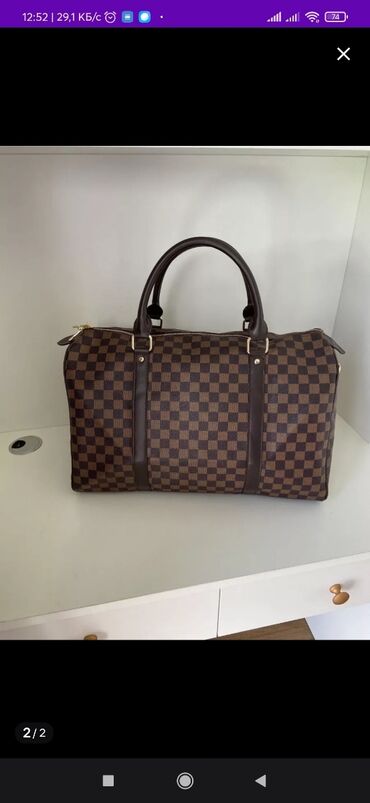 louis vuitton сумка: Дорожная сумка Модель : Keepal 50 от известного бренда Louis Vuitton