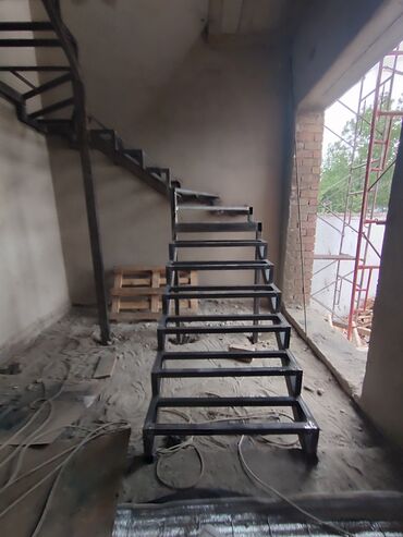 Обшивка лестниц: Лестница лестница каркас сварочный работа лестница перила на весь — 10