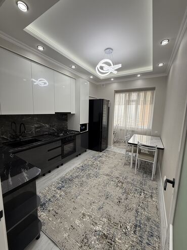 квартира кочкор: 2 бөлмө, 59 кв. м, Жеке план, 13 кабат, Евроремонт